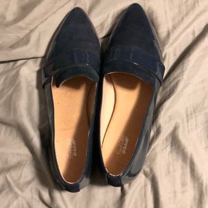 NEVER WORN - Dr Scholls Navy Blue Loafers